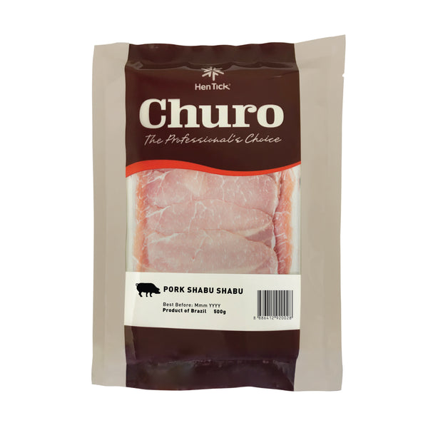 churo pork shabu shabu front packaging 