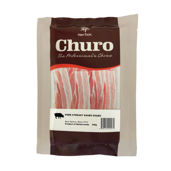 Churo Pork Streaky Shabu Shabu, 300g