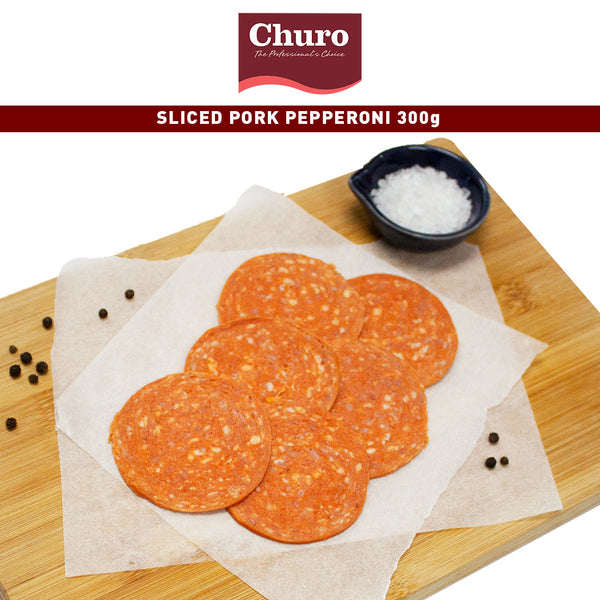 Churo Sliced Pork Pepperoni, 300g