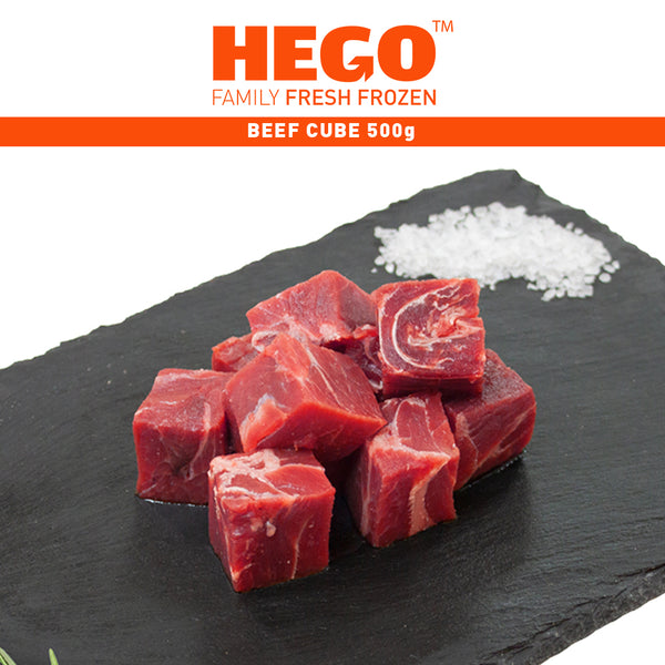 (Bundle of 4) Hego Beef Cube, 500g