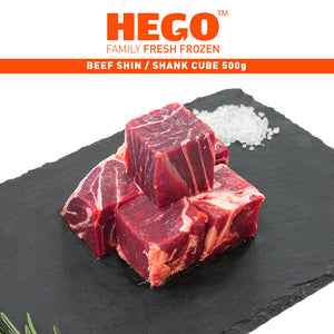 (Bundle of 4) Hego Beef Cube (Shin/Shank), 500g