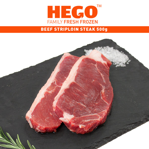 beef striploin steak