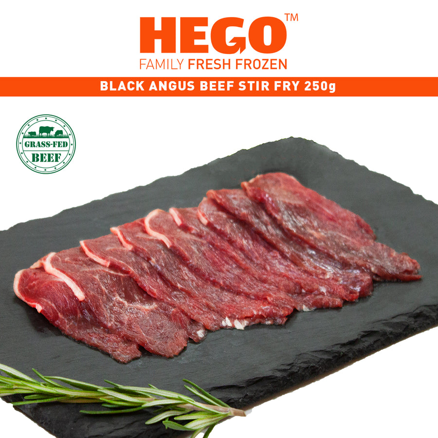 Hego Black Angus Free Range Beef Stir Fry 250g Hen Tick Foods
