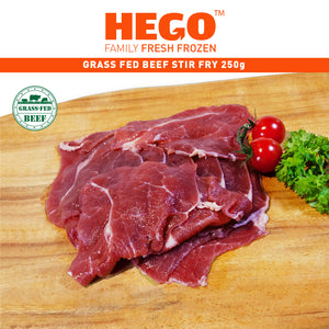 Hego Grass Fed Beef Stir Fry, 250 G