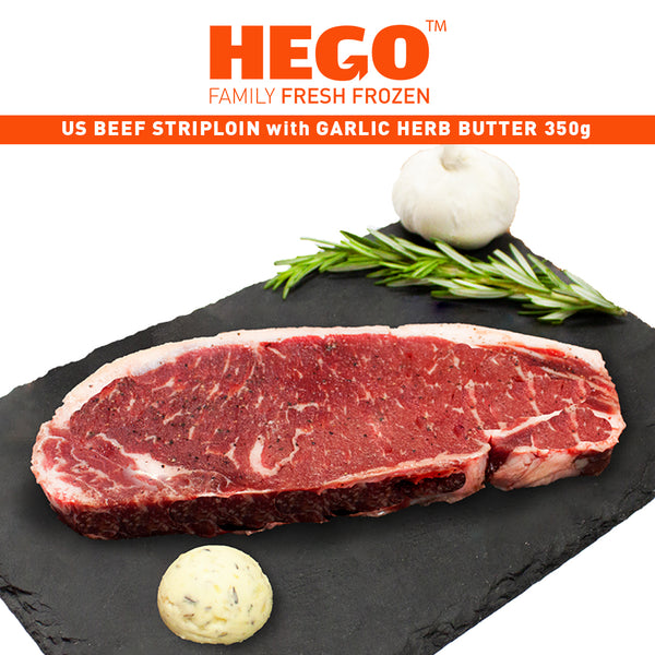 us beef striploin garlic herb butter