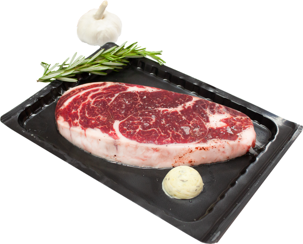 Hego US Beef Ribeye with Garlic Herb Butter, 350g
