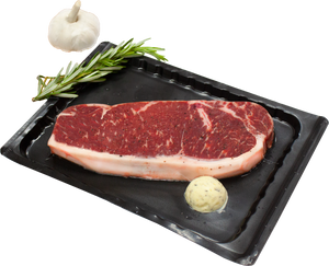 Hego US Beef Striploin with Garlic Herb Butter, 350 G