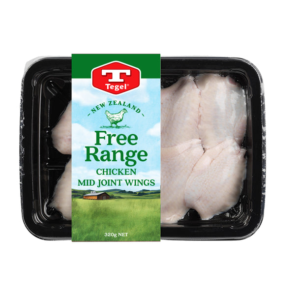 tegel free range chicken mid joint wing
