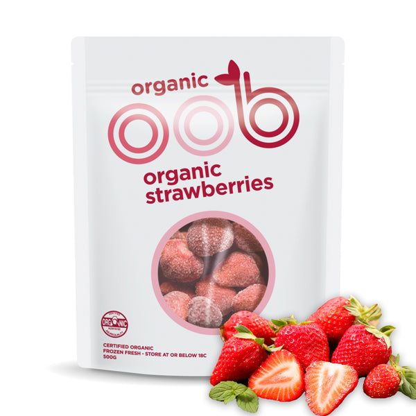 OOB Organic Strawberries, 500g